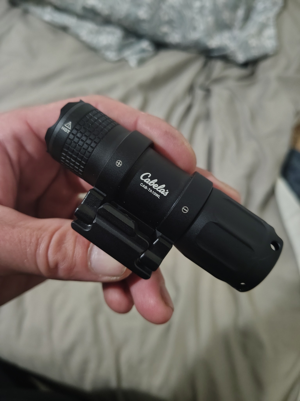 Cabela's Black Tactical Weapon Light - Compact Illumination
